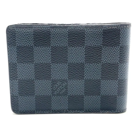 Authentic Louis Vuitton Damier Graphite Portefeuille multiple pocket W/Box - Picture 2 of 16